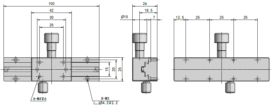 Dovetail Z-axis Stage