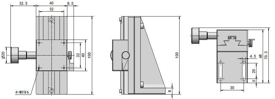 Dovetail Z-axis Stage