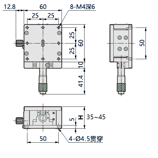 Manual Z-Axis Table