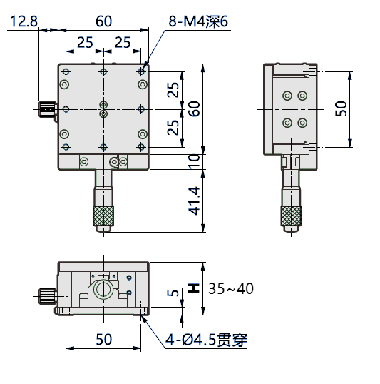 Manual Z-Axis Table