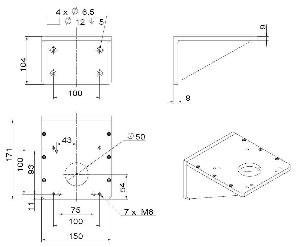 right-angle bracket